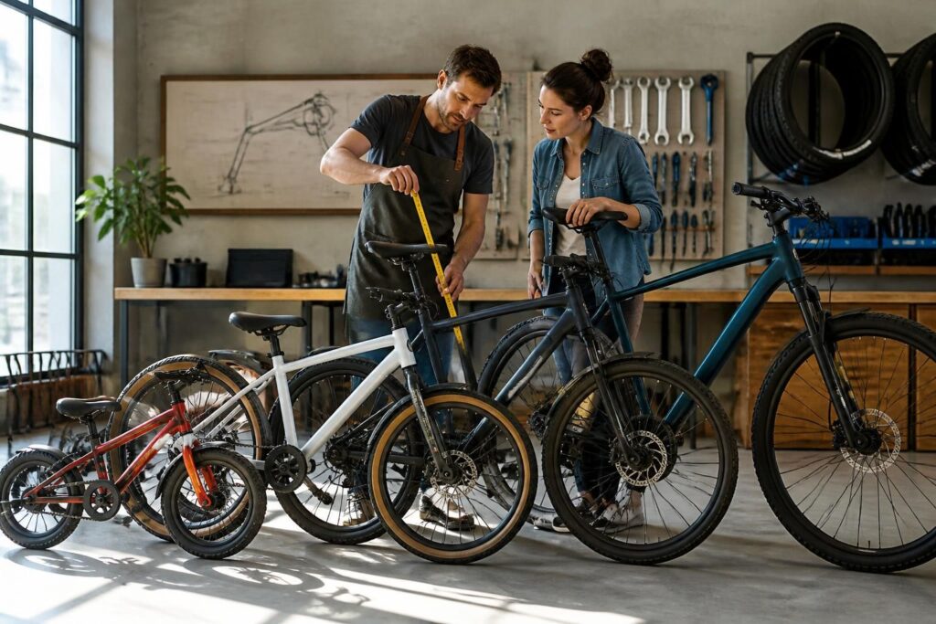 découvrez comment choisir la taille idéale de votre vélo grâce à notre guide complet des tailles de cadre, pour un confort et une performance optimaux.