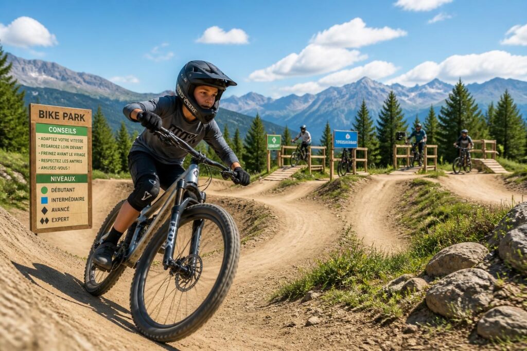 découvrez comment réussir vos premières descentes en bike park avec nos conseils essentiels pour débutants, sécurité et techniques de pilotage.