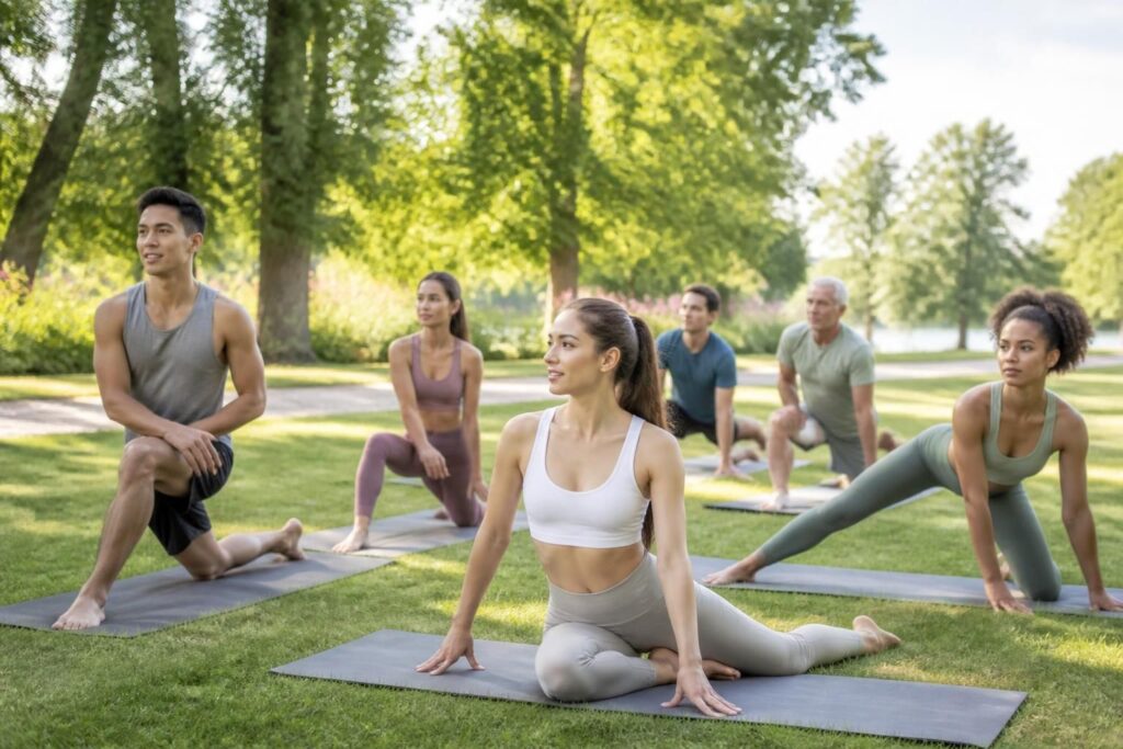 Étirements et souplesse : une routine pour sportifs